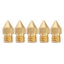 5PCS 3mm/0.5mm Copper MK8 Thread Extruder Nozzle For 3D Printer