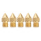 5PCS 3mm/0.5mm Copper MK8 Thread Extruder Nozzle For 3D Printer