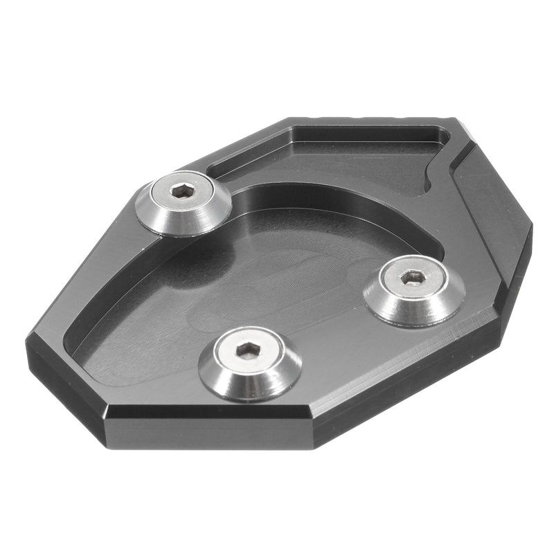 CNC Motorcycle Side Stand Kickstand Enlarge Plate Pad For Kawasaki GTR1400 ZX14R 08-15