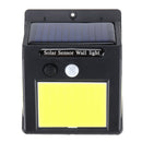 Solar 60 COB LED PIR Motion Sensor Wall Light 3-sided Waterproof Outdoor Garden Yard Path Security Lamp