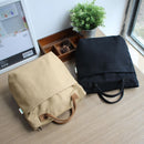 KCASA KC-LG067 Large Capacity Canvas Lunch Tote Bag Travel Picnic Food Storage Shopping Bag Handbag