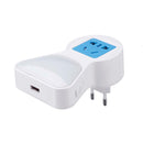 EU/US AC100-240V 5W Light Sense LED Night Light Socket Creative USB Charging Socket