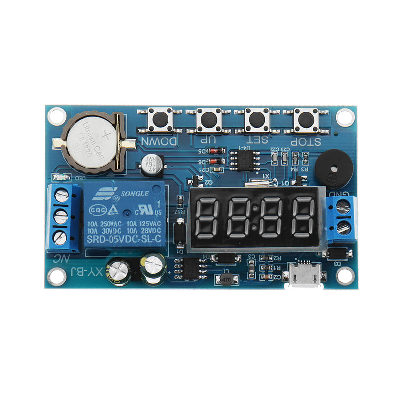 5pcs DC 5V To 60V Real-time Relay Module Clock Synchronization Timer Module Time Control Delay