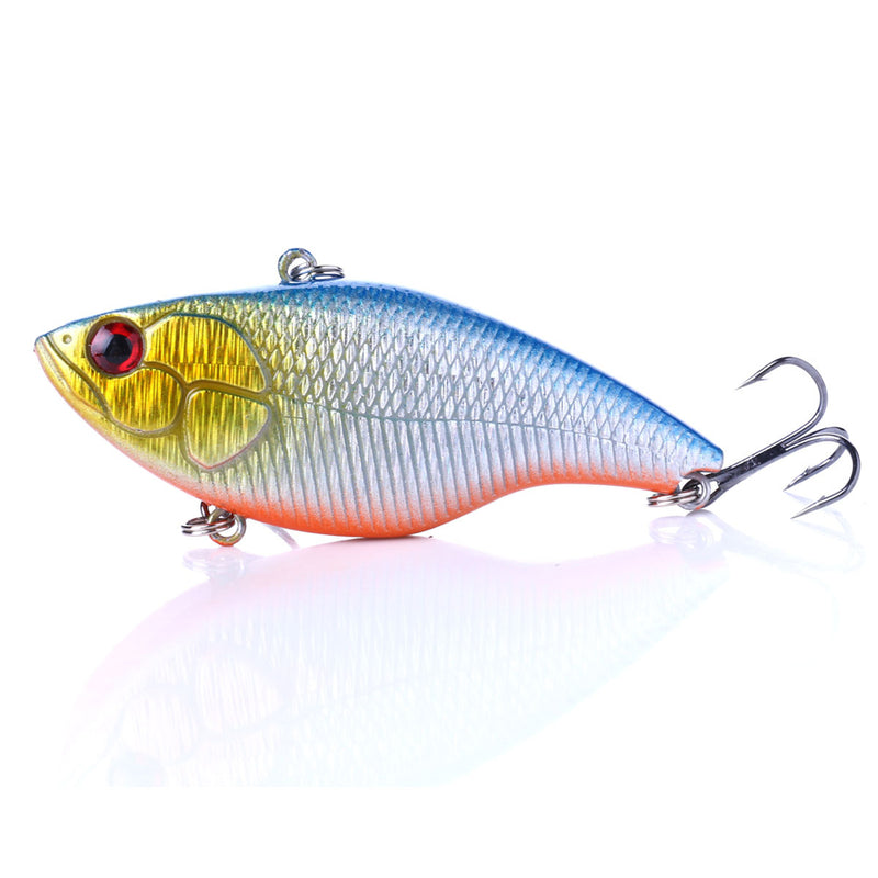 ZANLURE 10pcs/set 7.5cm 18g Plastic Jigs Wobblers Baits VIB Fishing Lure Artificial Hard Baits