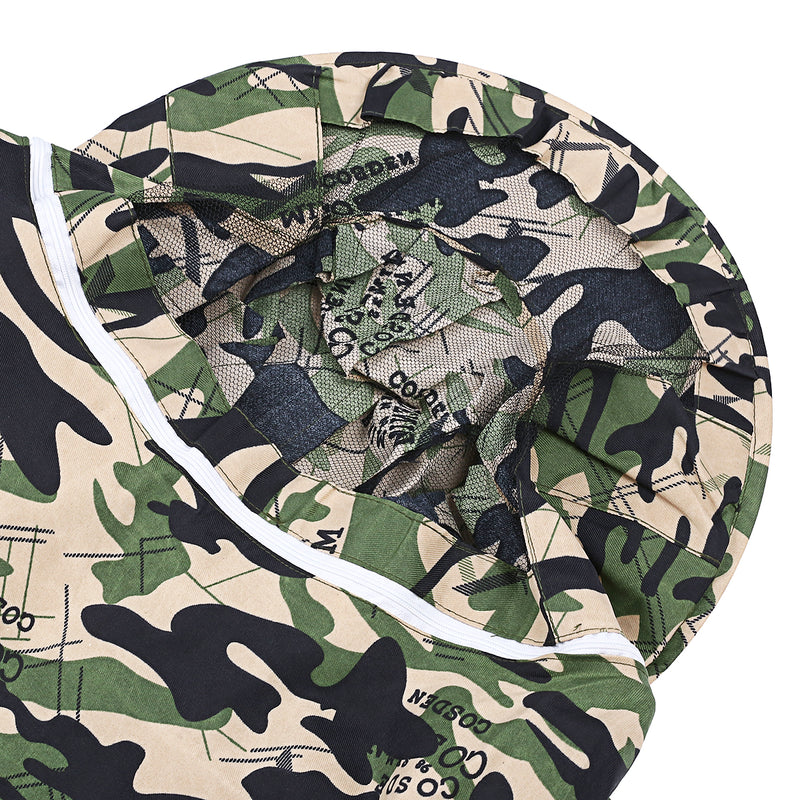 Camouflage Tactical Beekeeping Jacket Anti-bee Suit With Netted Hat