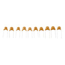 500pcs 10Values*50pcs 0.1uF-10uF(104~106) 50V Multilayer Ceramic Capacitor Assorted Kit Assortment Set with Storage Box