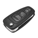 Remote Folding Flip Key Fob Shell Case 3 Buttons w/ Blade for Ford Focus 2 3 Fiesta Mondeo