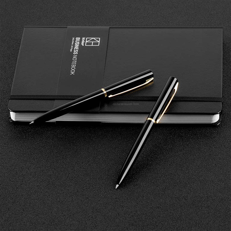 Kinbor 1 Piece Flowing Golden Time Signature Pen Smooth Writing Signing Pen Office School Business Supplies Stationery Gifts from XIAOMI YOUPIN