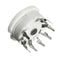8pcs 9Pin PCB Ceramic Vacuum Tube Socket Valve Base 12AX7 12AU7 ECC83 DIY Parts