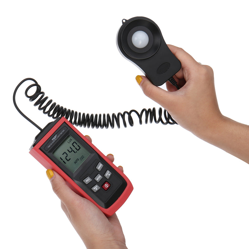 TA8133 Handheld Digital Luxmeter illuminance Photometer Light Meter 200000Lux Lux/FC illuminometer