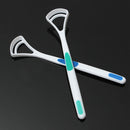 2Pcs Oral Dental Care Tongue Cleaner Brush Scraper Bad Breath