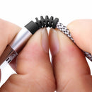 Bakeey 2.4A Type C Nylon Braided LED Display Data Cable For Xiaomi Mi9 HUAWEI P30 S10 S10+