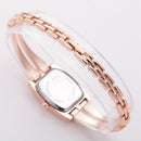 LVPAI Casual Style Women Bracelet Watch Full Steel Elegant Quartz Movement Watches