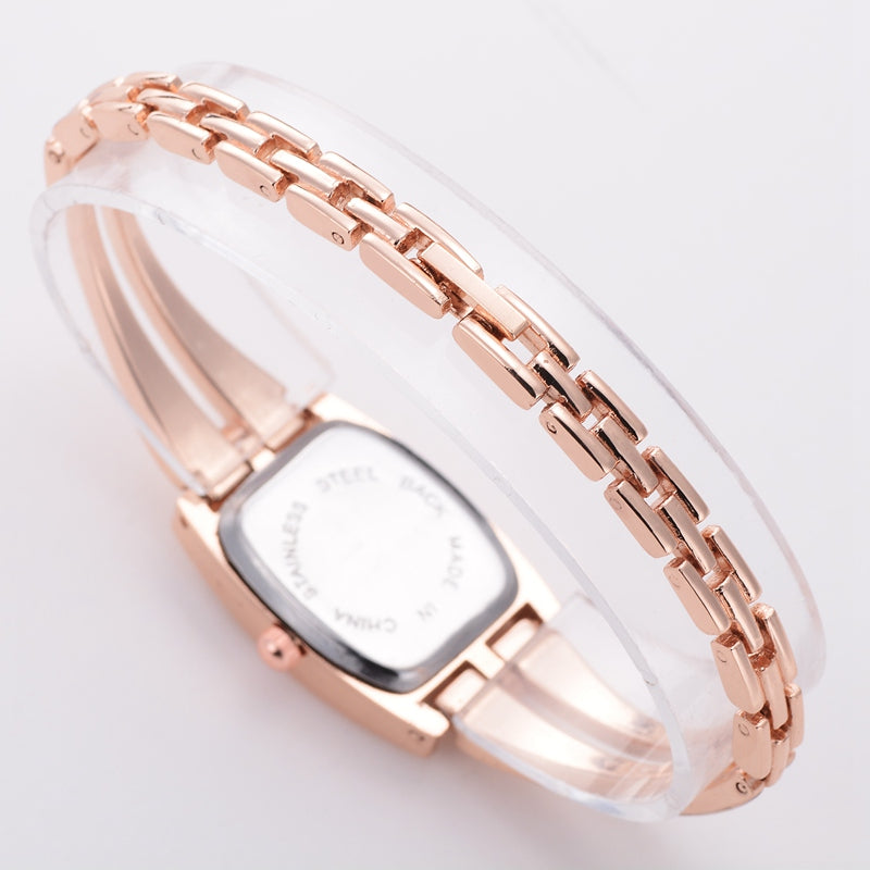 LVPAI Casual Style Women Bracelet Watch Full Steel Elegant Quartz Movement Watches