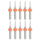 10pcs 3.175mm Shank 1.0mm Micro PCB Drill Bit Print Circuit Board Carbide CNC Engraving Tool