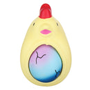 2 In 1 Squishy Chick Lay Eggs 12*10*7cm Funny Slow Rising Toy With Original Packing