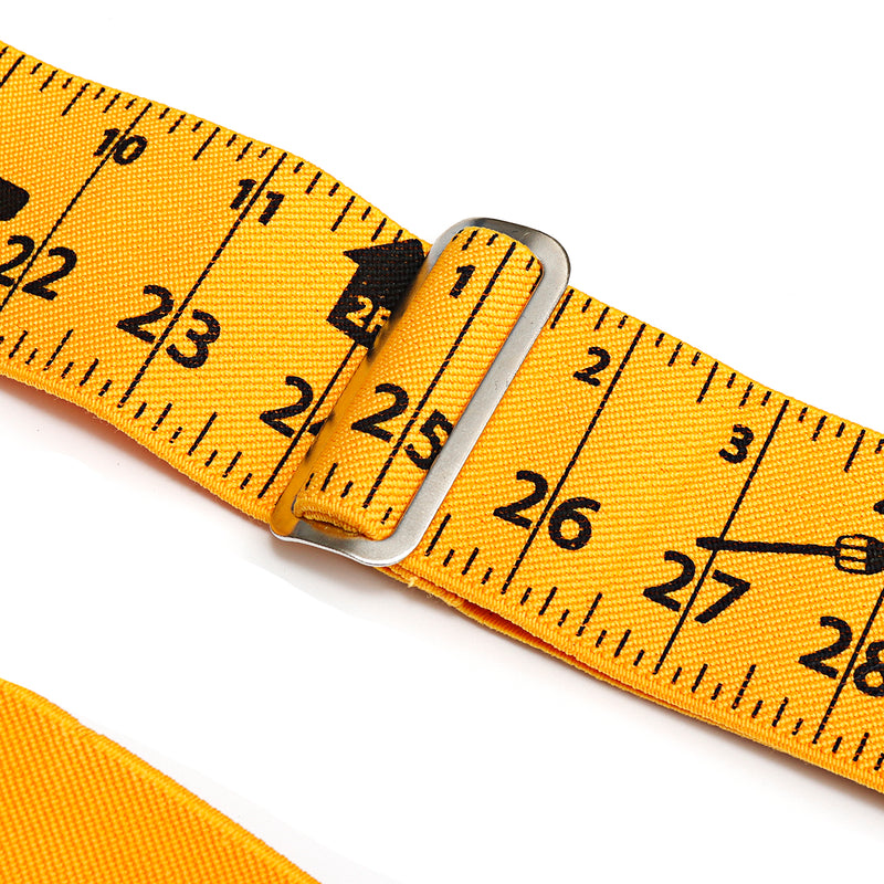 4 Clips X Shaped 2 Inch Ruler Design Work Belt Braces Suspenders Tool Belt Braces