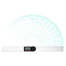 Drillpro 200mm/280mm/500mm 360 Degree Precision Multifunction Stainless Steel Digital Display Angle Ruler
