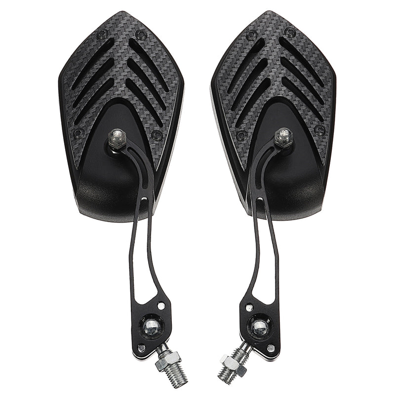 8mm 10mm Aluminum Alloy Motorcycle Bike Scooter Rear Side View Mirrors Universal