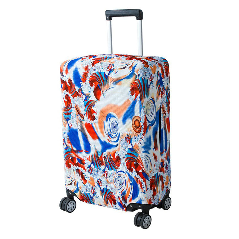 Honana Abstraction Chinese Style Elastic Luggage Cover Trolley Case Cover Durable Suitcase Protector