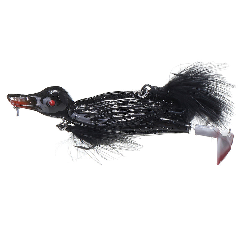ZANLURE 3D water Fishing Lure Duck Floating Treble Hooks For Bass/Pike/Catfish /Musky