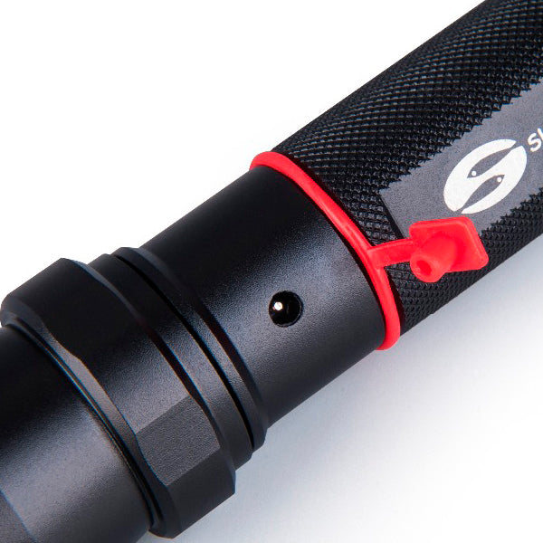 SHENYU YF1004 Tactical LED Flashlight 2000 Lumen 3 Modes 18650 Battery LED Torch Light Double Attack Head Emergency Survival Tool