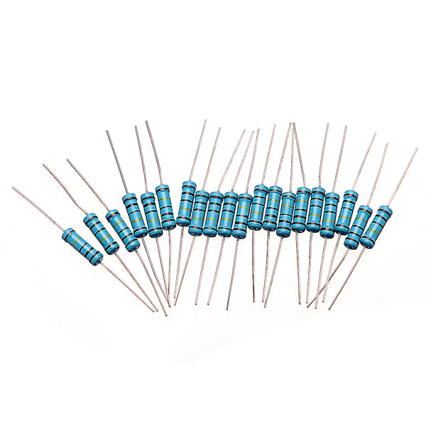 20pcs 2W Metal Film Resistor Resistance 1% 1M Ohm Resistor