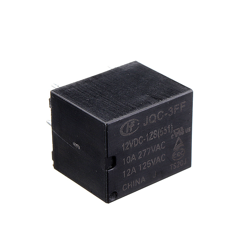 5Pcs HF3FF-JQC-3FF- 5VDC-1ZS 12VDC-1ZS 24VDC-1ZS DIP4 5V 12V 24V DC 10A Relay Module