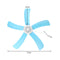 Portable 5 Blades Mini Ceiling Fan W/ Remote Control Hanging Summer Cooler Gift Dia. 71cm