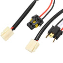 LED HID Wiring Loom Harness 2 Ways Kit with H4 HB3 Adapter ON OFF Switch 12V/24V for Car Spot Light