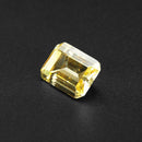 Gentle Yellow Gemstone Zircon 11.50ct 10x14mm Rectangle VVS Cut AAAA+ Jewelry Decorations