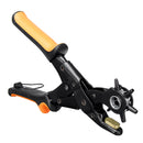 Punch Plier Leather Belt Round Hole Punch Eyelet Strap Revolving DIY Tool Heavy Duty