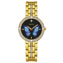 STRYVE T1018 Luxury Crystal Case Full Steel Women Watch Ladies Dress Quartz Watch