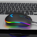 HXSJ S900 1600DPI RGB Full-color Marquee LED Backlight USB Wired Gaming Mouse