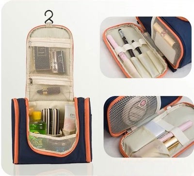 Multifunctional Travel Storage Bag Hanging Beautician Women Cosmetic Handbag Wash Makeup Bag