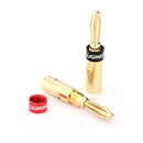 Ugreen 2 Pair 4 Pcs Corrosion-Resistant Banana Plug Connector for Audio Video Amplifier Speaker