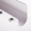 Plastic 4 Hooks Storage Rack Cloth Hanger Bathroom Toiletry Kitchen Utensils Holder Organizer Books Stand Decoration