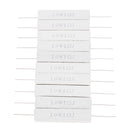 30pcs 10W 1 ohm 1R Ceramic Cement Resistor