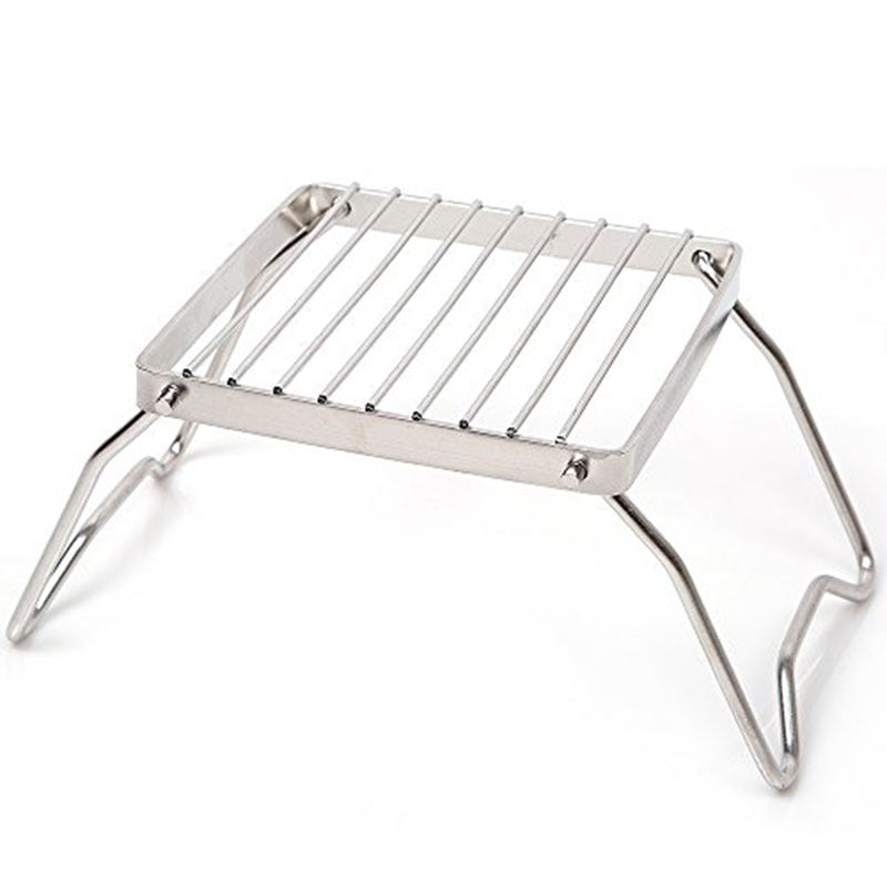 BBQ Grill Stainless Steel Grill Rack Barbecue Grill Portable Folding Mini Pocket BBQ Grill Barbecue