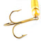 Double Spoon Sequins Bass Lure Bait Minnow Fishing Lure Triple Hook with Hook