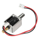 12V DC 0.43A Mini Electric Bolt Lock Push Pull Cylindrical Solenoid Lock 5mm Stroke