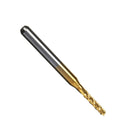 Drillpro 10pcs 1.8mm Titanium Coated Engraving Milling Cutter Carbide End Mill Cutter