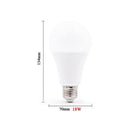 E27 18W 2835 No Strobe Warm White Pure White LED Globe Light Bulb for Bedroom Living Room Home AC220-240V