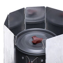 Naturehike NH15F008-B 8 Plates Stove Windshield Foldable Gas Cooker Wind Deflector Camping Screen Board
