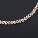 Trendy Metal Geometric Crystal Bracelet Temperament Rhinestone Bracelet
