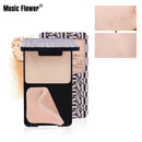 Music Flower Mineral Solid Powder Shimmer Matte Pressed Acrylic Powder With Puff Cosmetics Long lasting Nude Concealer Waterproof woman