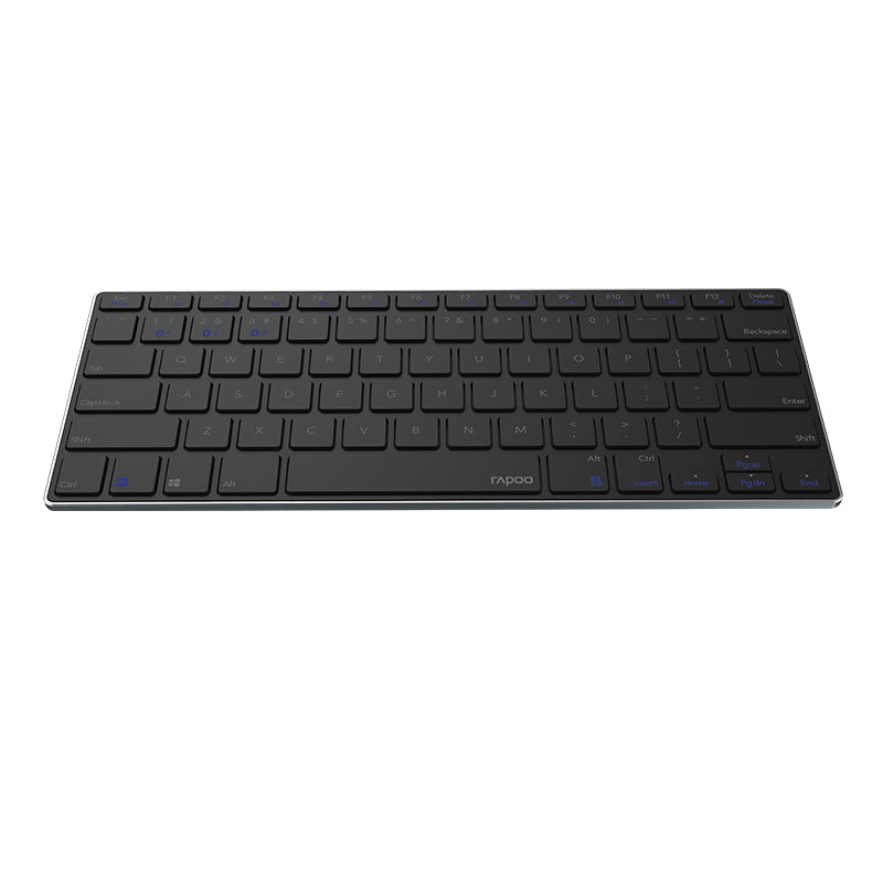 Rapoo E6080 2.4GHz Wireless bluetooth Thin Film Keyboard for PC Notebook