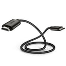 USAMS Type C to High Definition Multimedia Interface 4K HD Adapter Male Female Jack Audio TV Data Cable for Huawei Xiaomi Mi9 Oneplus S10