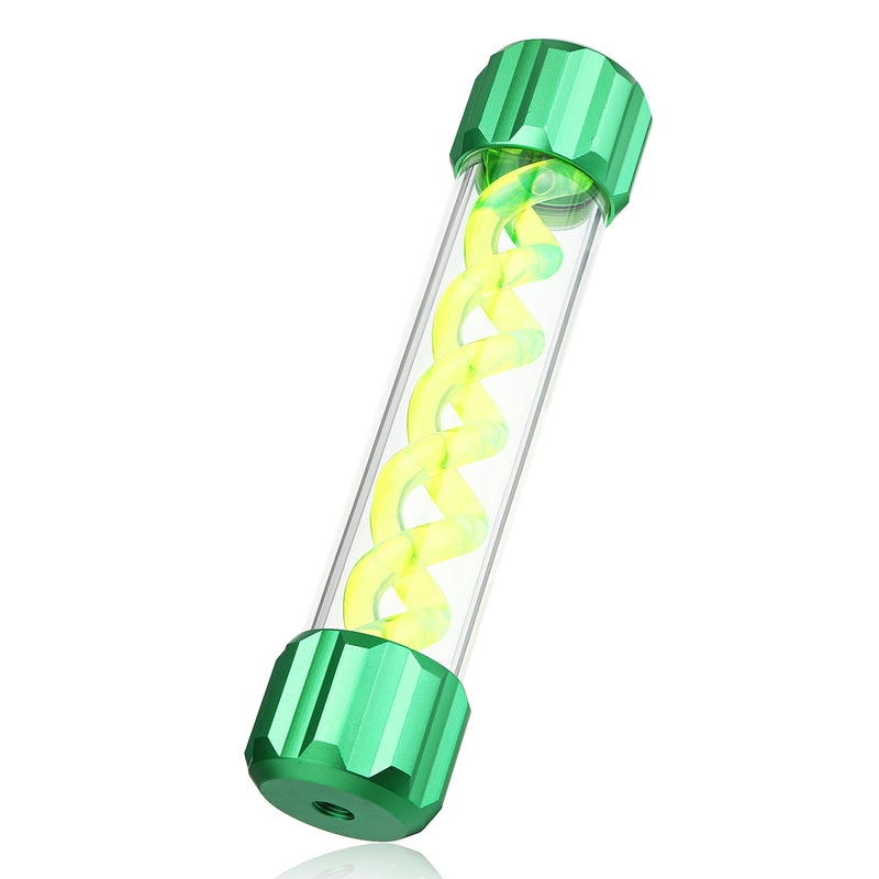 G1/4 50*260mm Aluminum Alloy Cover T-Virus Water Cooling Reservoir Cylindrical Tank