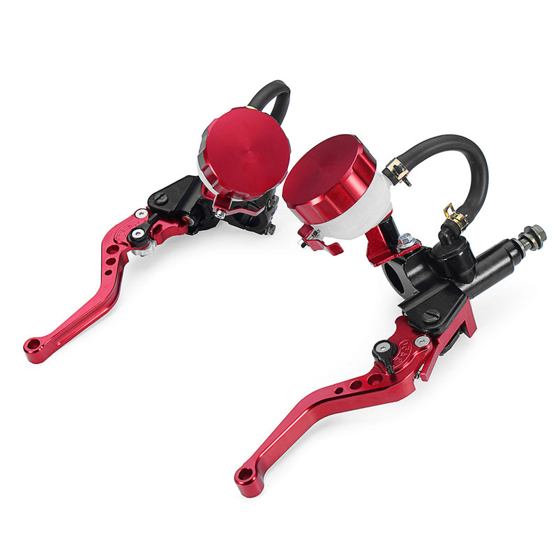 7/8inch CNC Motorcycle Hydraulic Brake Clutch Master Cylinder Lever Reservoir